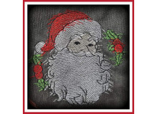 Stickdatei - Weihnachtsmannkopf